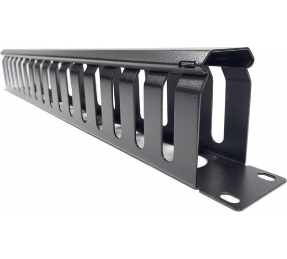 Кабельный организатор Hyperline CM-1U-ML16-COV металлический с крышкой, 19", 1U 454711
