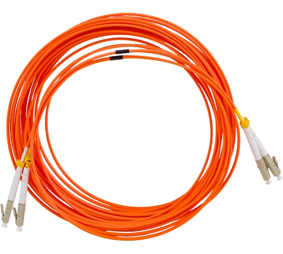 Патч-корд Hyperline FC-D2-50-LC/PR-LC/PR-H-10M-LSZH-OR волоконно-оптический (шнур) MM 50/12 35130