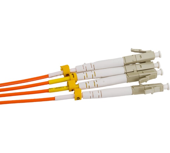 Патч-корд Hyperline FC-D2-50-LC/PR-LC/PR-H-10M-LSZH-OR волоконно-оптический (шнур) MM 50/12 35130