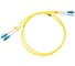 Патч-корд Hyperline FC-D2-9-LC/UR-LC/UR-H-1M-LSZH-YL волоконно-оптический (шнур) SM 9/125 28074 4
