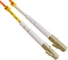 Патч-корд Hyperline FC-D2-50-LC/PR-LC/PR-H-1M-LSZH-OR волоконно-оптический (шнур) MM 50/125 27863 3