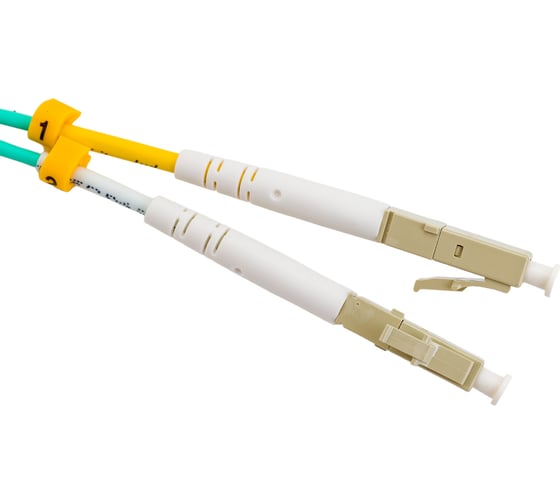 Патч-корд Hyperline FC-D2-503-LC/PR-LC/PR-H-10M-LSZH-AQ волоконно-оптический (шнур) MM 50/125 42836