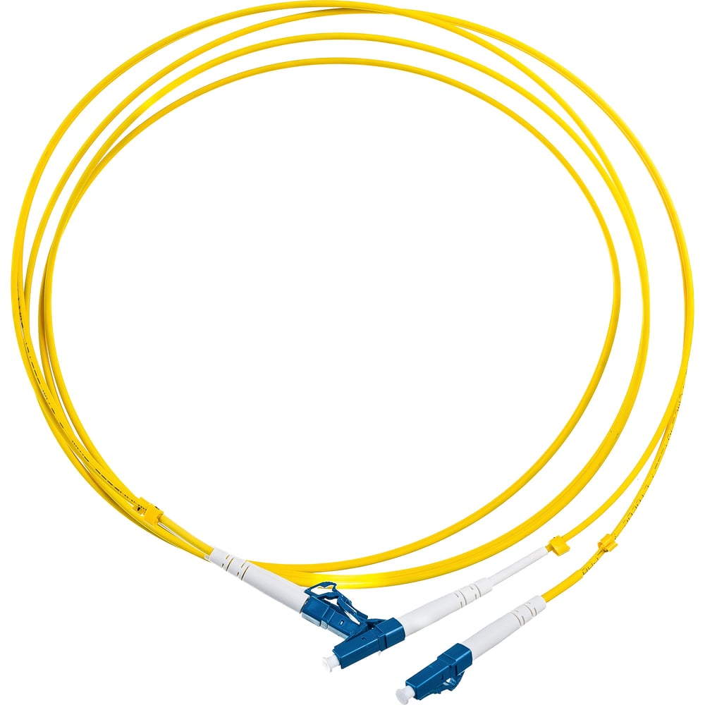 Патч-корд Hyperline FC-D2-9-LC/UR-LC/UR-H-2M-LSZH-YL волоконно ...