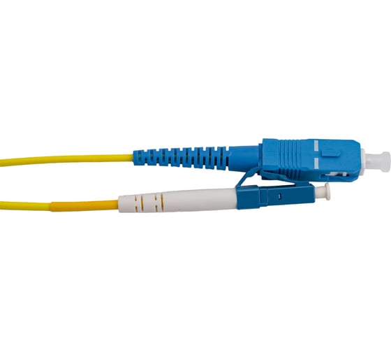Патч-корд Hyperline FC-S2-9-LC/UR-SC/UR-H-2M-LSZH-YL волоконно-оптический (шнур) SM 9/125 240121
