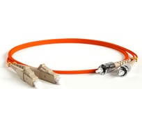 Волоконно-оптический патч-корд Hyperline FC-D2-50-LC/PR-ST/PR-H-10M-LSZH-OR (шнур) MM 50/125 35162