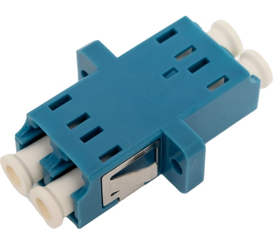 Оптический проходной адаптер Hyperline FA-P11Z-DLC/DLC-N/WH-AQ LC-LC, MM (OM3), duplex 448020 1