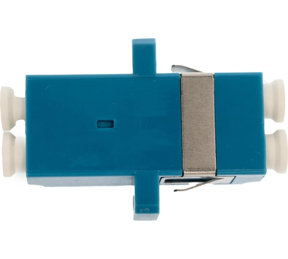 Оптический проходной адаптер Hyperline FA-P11Z-DLC/DLC-N/WH-AQ LC-LC, MM (OM3), duplex 448020