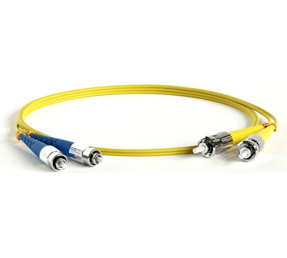 Патч-корд Hyperline FC-D2-9-FC/UR-ST/UR-H-2M-LSZH-YL волоконно-оптический (шнур) SM 9/125 238564