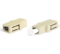 Оптический проходной адаптер Hyperline FA-P00Z-LC/LC-N/WH-BG LC-LC, MM, simplex, корпус пластик 242820