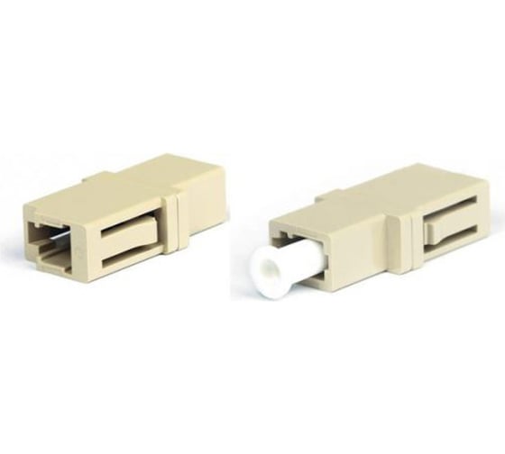 Оптический проходной адаптер Hyperline FA-P00Z-LC/LC-N/WH-BG LC-LC, MM, simplex, корпус пластик 242820 1