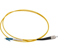 Патч-корд Hyperline FC-S2-9-FC/UR-LC/UR-H-1M-LSZH-YL волоконно-оптический (шнур) SM 9/125 243763