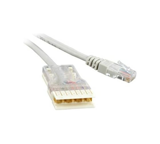 Патч-корд Hyperline PC-110-RJ45-4P-C5e-2M-LSZH-GY 110 тип - RJ-45, 4 пары, Cat.5e, LSZH, 2 м, серый 229904