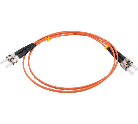 Патч-корд Hyperline FC-D2-62-ST/PR-ST/PR-H-1M-LSZH-OR волоконно-оптический (шнур) MM 62.5/12 239537
