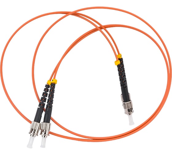 Патч-корд Hyperline FC-D2-62-ST/PR-ST/PR-H-1M-LSZH-OR волоконно-оптический (шнур) MM 62.5/12 239537