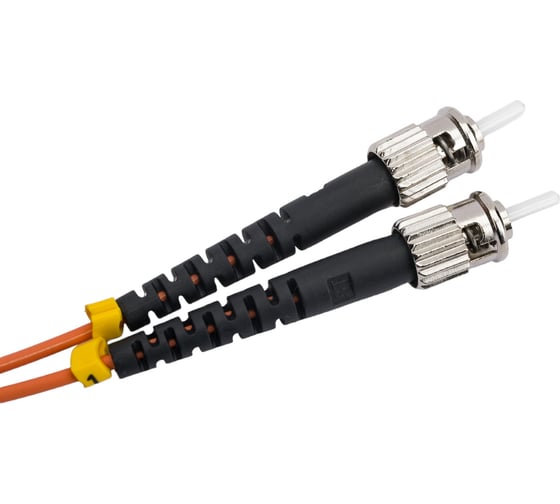 Патч-корд Hyperline FC-D2-62-ST/PR-ST/PR-H-1M-LSZH-OR волоконно-оптический (шнур) MM 62.5/12 239537