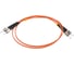 Патч-корд Hyperline FC-D2-62-ST/PR-ST/PR-H-1M-LSZH-OR волоконно-оптический (шнур) MM 62.5/12 239537 2