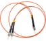 Патч-корд Hyperline FC-D2-62-ST/PR-ST/PR-H-1M-LSZH-OR волоконно-оптический (шнур) MM 62.5/12 239537 3