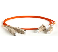 Патч-корд Hyperline FC-D2-50-LC/PR-SC/PR-H-3M-LSZH-OR волоконно-оптический (шнур) MM 50/125 28386