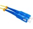 Патч-корд Hyperline FC-D2-9-SC/UR-SC/UR-H-1M-LSZH-YL волоконно-оптический (шнур) SM 9/125 238508 3