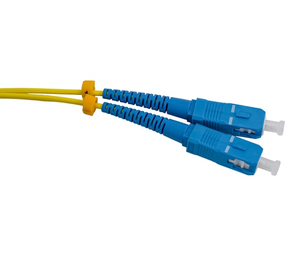 Патч-корд Hyperline FC-D2-9-SC/UR-SC/UR-H-2M-LSZH-YL волоконно-оптический (шнур) SM 9/125 (OS2), SC/UPC-SC/UPC, 2.0 мм, duplex, LSZH, 2 м 238501