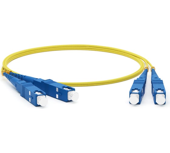 Патч-корд Hyperline FC-D2-9-SC/UR-SC/UR-H-30M-LSZH-YL волоконно-оптический (шнур) SM 9/125 243817