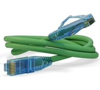 Патч-корд Hyperline PC-LPM-UTP-RJ45-RJ45-C6-1.5M-LSZH-GN U/UTP, Cat.6 (100% Fluke Component Tested), LSZH, 1.5 м, зеленый 230220