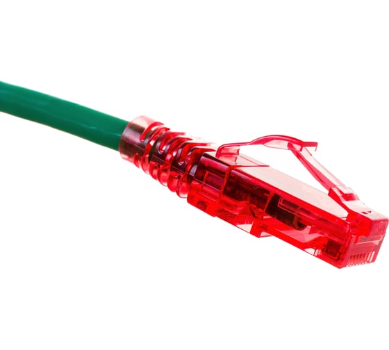 Патч-корд Hyperline PC-LPM-UTP-RJ45-RJ45-C5e-1M-LSZH-GN U/UTP, Cat.5е 30857