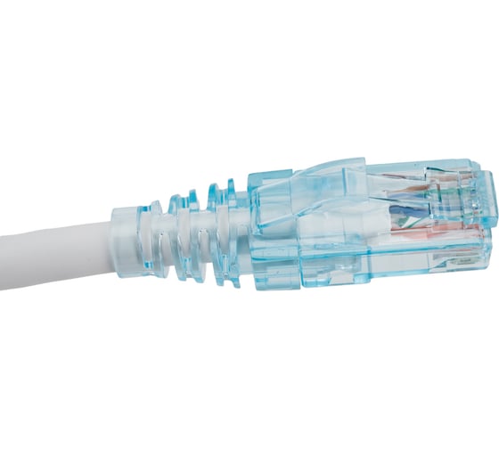 Патч-корд Hyperline PC-LPM-UTP-RJ45-RJ45-C6-1.5M-LSZH-WH U/UTP, Cat.6 (100% Fluke Component Tested), LSZH, 1.5 м, белый 230224