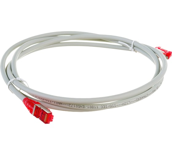 Патч-корд Hyperline PC-LPM-STP-RJ45-RJ45-C5e-2M-LSZH-GY F/UTP, экранированный, Cat.5e 42337