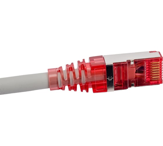Патч-корд Hyperline PC-LPM-STP-RJ45-RJ45-C5e-3M-LSZH-GY F/UTP, экранированный, Cat.5e 42338
