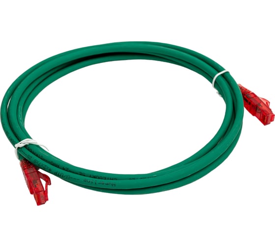 Патч-корд Hyperline PC-LPM-UTP-RJ45-RJ45-C5e-3M-LSZH-GN U/UTP, Cat.5е 30922