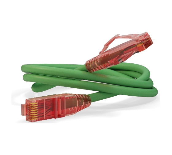 Патч-корд Hyperline PC-LPM-UTP-RJ45-RJ45-C5e-5M-LSZH-GN U/UTP, Cat.5е 30927