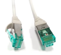 Патч-корд Hyperline PC-LPT-SFTP-RJ45-RJ45-C6A-5M-LSZH-GY S/FTP, экранированный, категория 6a 445648