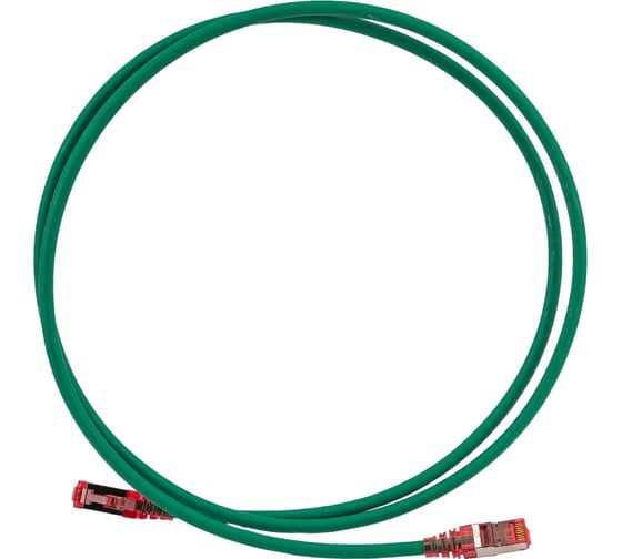 Патч-корд Hyperline PC-LPM-STP-RJ45-RJ45-C5e-1.5M-LSZH-GN F/UTP, экранированный, Cat.5е (100% Fluke Component Tested), LSZH, 1.5 м, зеленый 230092