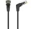 Патч-корд прямой UTP cat.6a VENTION RJ45 угол 90 - 8м. Черный IBOBK 7