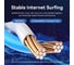 Патч-корд прямой UTP cat.6 VENTION RJ45/RJ45 угол 90 вниз - 3м. Черный IBWBI 9