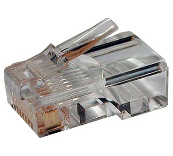 Разъем Hyperline PLUG-8P8C-U-C3-100 RJ-45(8P8C) под витую пару, категория 3 49344