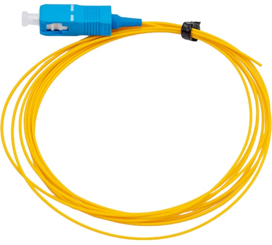 Пигтейл Hyperline FPT-B9-9-SC/UR-2M-LSZH-YL волоконно-оптический SM 9/125 (OS2), SC/UPC, 2 м, LSZH 242778