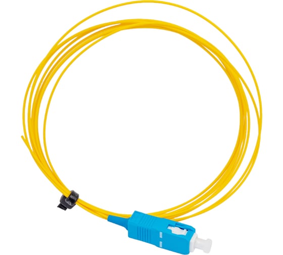 Пигтейл Hyperline FPT-B9-9-SC/UR-2M-LSZH-YL волоконно-оптический SM 9/125 (OS2), SC/UPC, 2 м, LSZH 242778