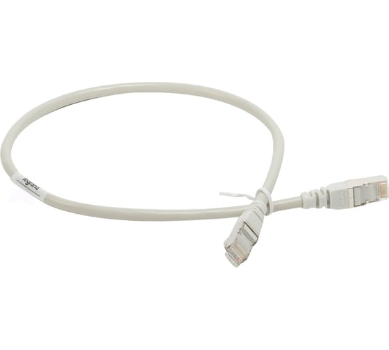 Шнур коммутационный Legrand RJ 45 - категория 5е - F/UTP - PVC - экранированный - 0,5 м - серый 051814 1