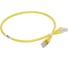 Шнур коммутационный Legrand RJ 45 - категория 6a - S/FTP - PVC - экранированный - 0,5 м - желтый 051816 1