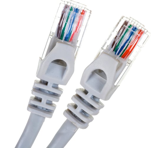 Коммутационный шнур ITK патч-корд, кат.5Е UTP, 3м, серый PC01-C5EU-3M
