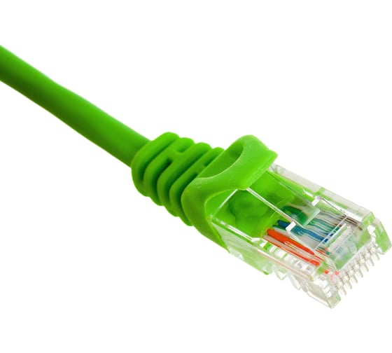 Коммутационный шнур ITK патч-корд, кат.5Е UTP, 2м, зеленый PC02-C5EU-2M