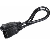 Кабель электропитания IEK ITK PDU 3х1,5 3М с разъёмами С13-C14 PC-C13C14-3M