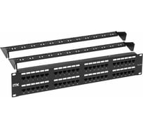 Патч-панель IEK ITK 2U кат. 5Е UTP 48 портов Dual с каб. орг-м PP48-2UC5EU-D05-1