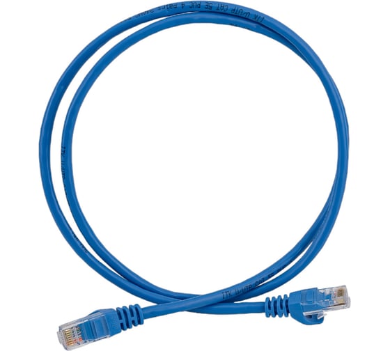 Коммутационный шнур ITK патч-корд, кат.5Е UTP, 1м, синий PC03-C5EU-1M