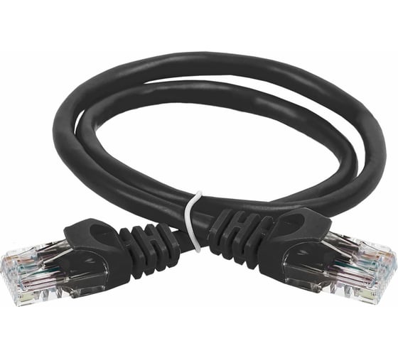 Коммутационный шнур ITK патч-корд, кат.5Е UTP, 0,5м, черный PC09-C5EU-05M