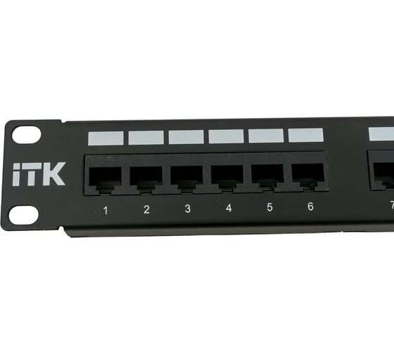 Патч-панель IEK ITK 1U кат.6 UTP, 24 порта Dual PP24-1UC6U-D05