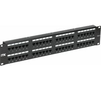 Патч-панель ITK 2U кат.6 UTP, 48 портов Dual PP48-2UC6U-D05