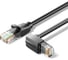 Патч-корд VENTION прямой UTP cat.6, RJ45/RJ45 угол 90гр.вверх - 1.5м. Черный IBVBG 1